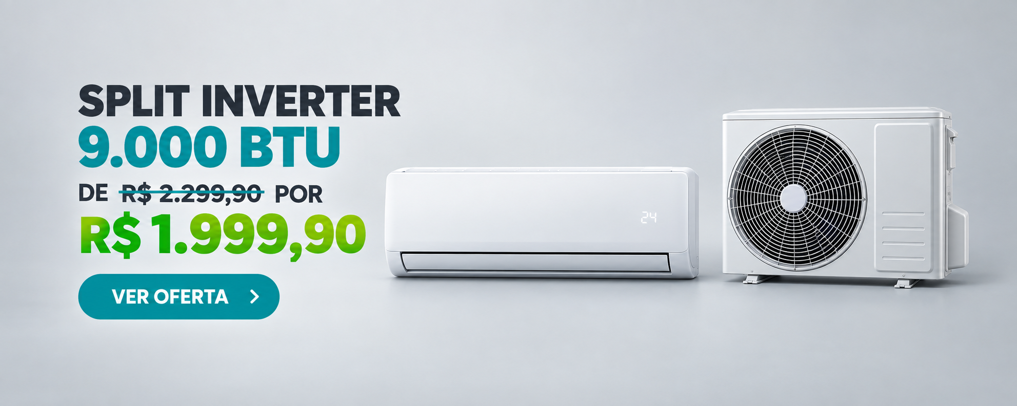 Oferta Split Inverter 9.000 BTU