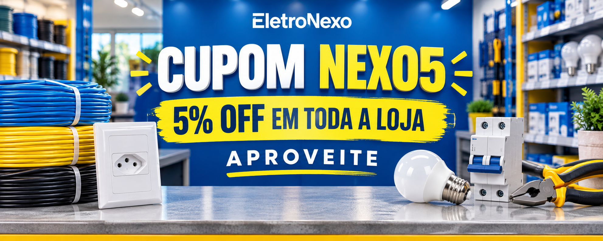 Cupom NEXO5 - 5% OFF