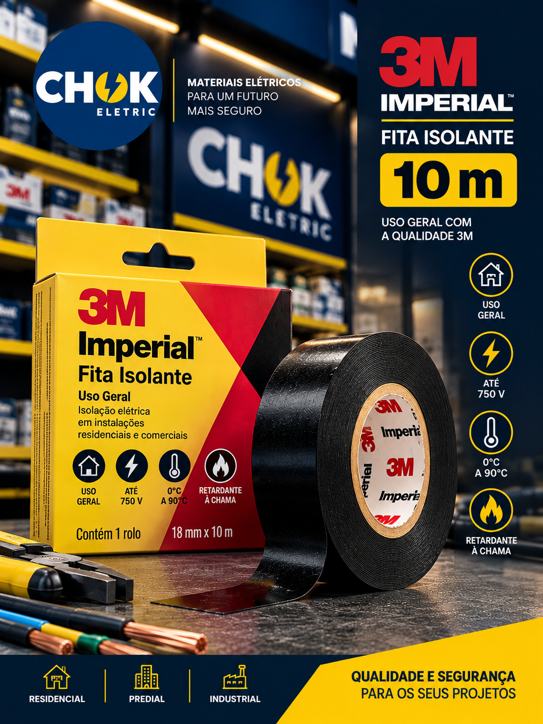 Fita Isolante Imperial 10m