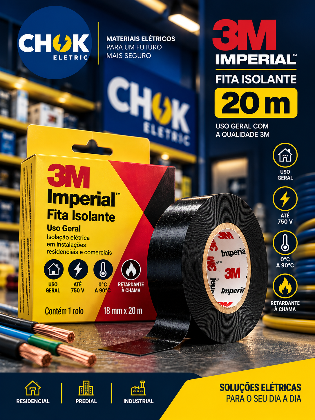 Fita Isolante Imperial 20m