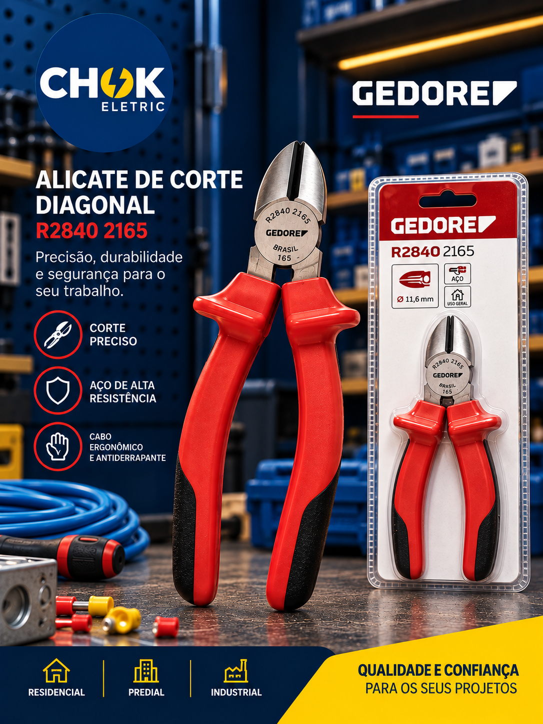 Alicate de Corte Gedore