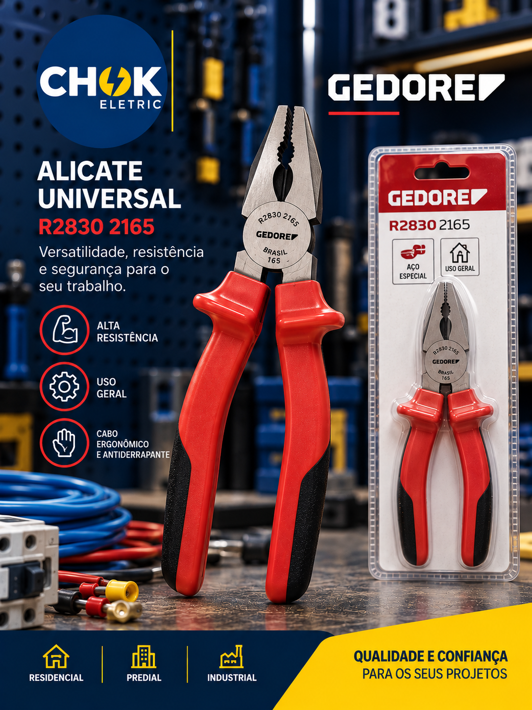 Alicate Universal Gedore