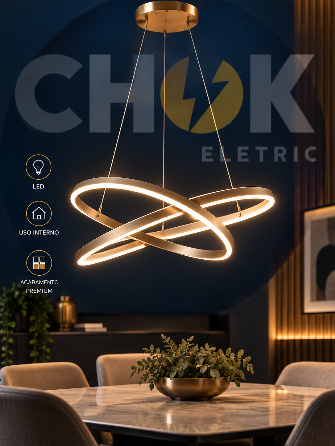 Lustre Infinito LED