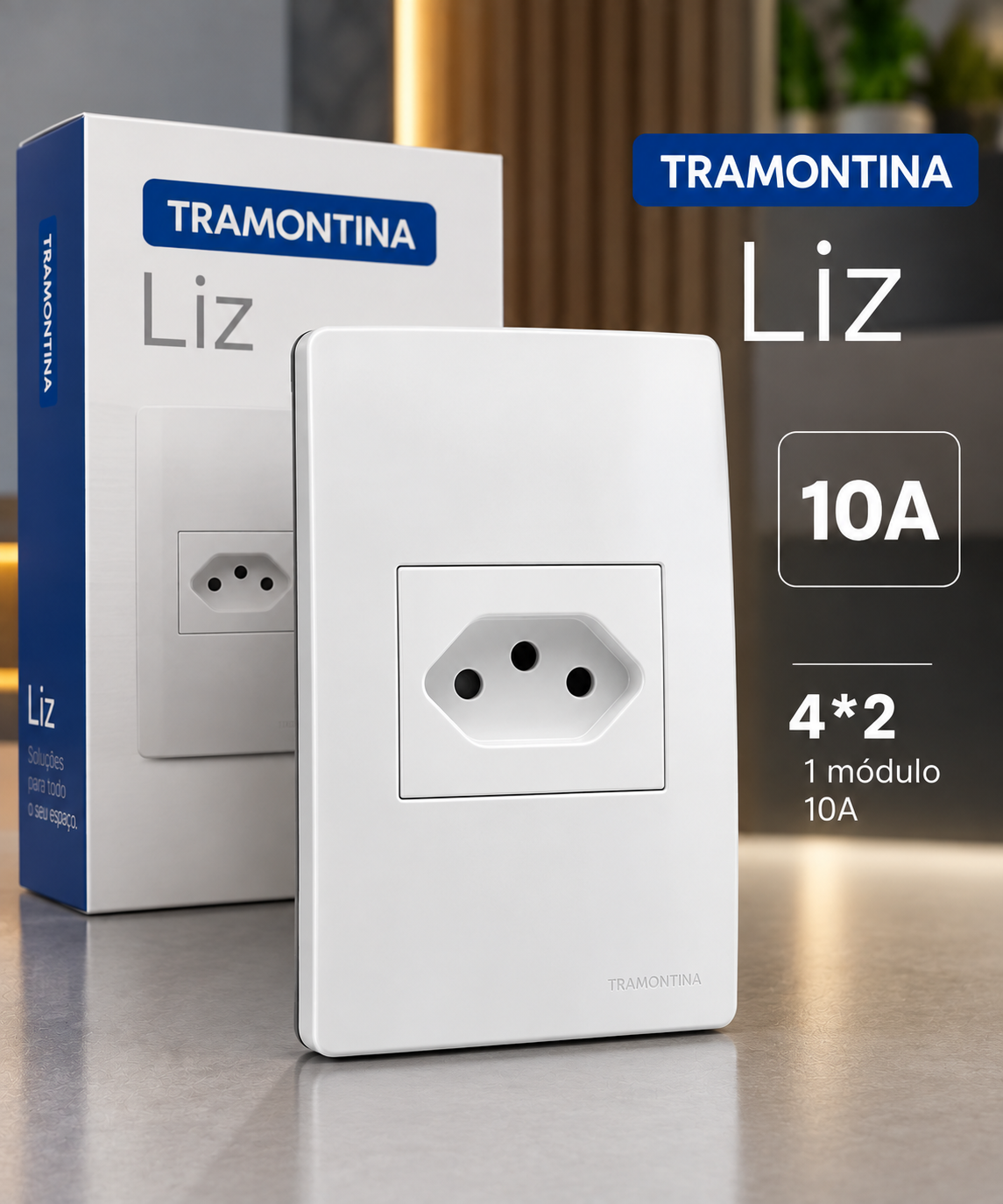 Espelho Liz 10A Mono Tramontina