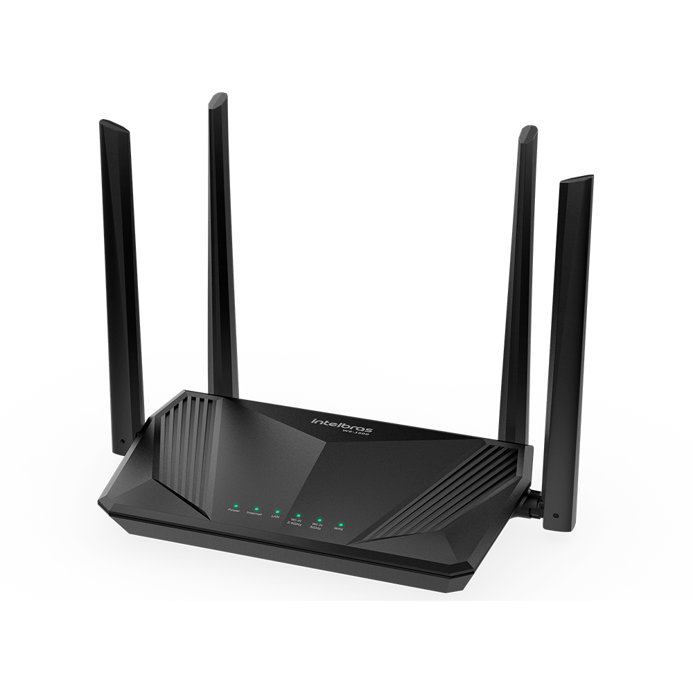 Roteador Wi-Fi 6 Dual Band W6-1500 Preto Intelbras