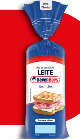 Pão de sanduíche de leite SevenBoys