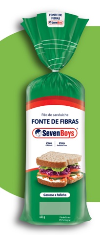 Pão de sanduíche Fonte de Fibras
