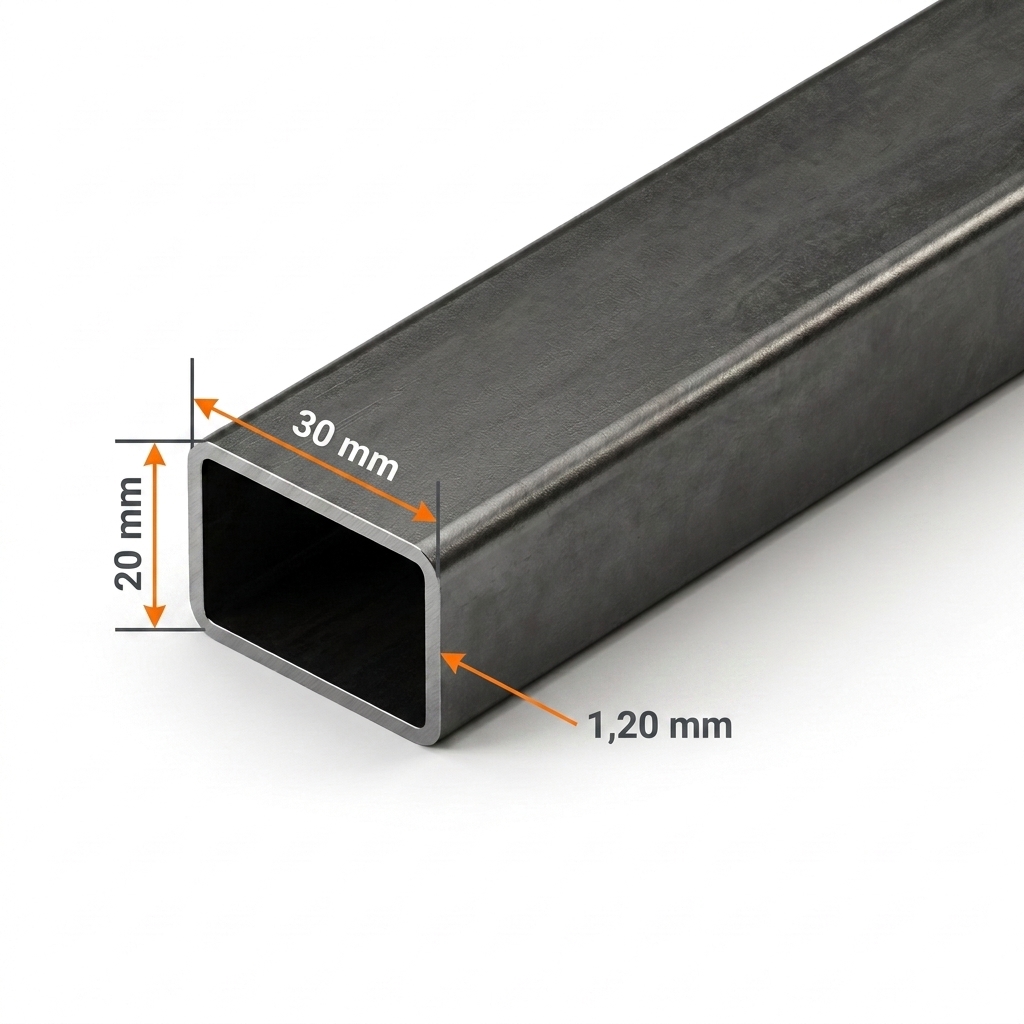 Metalon 30x20 1,20mm 6mts