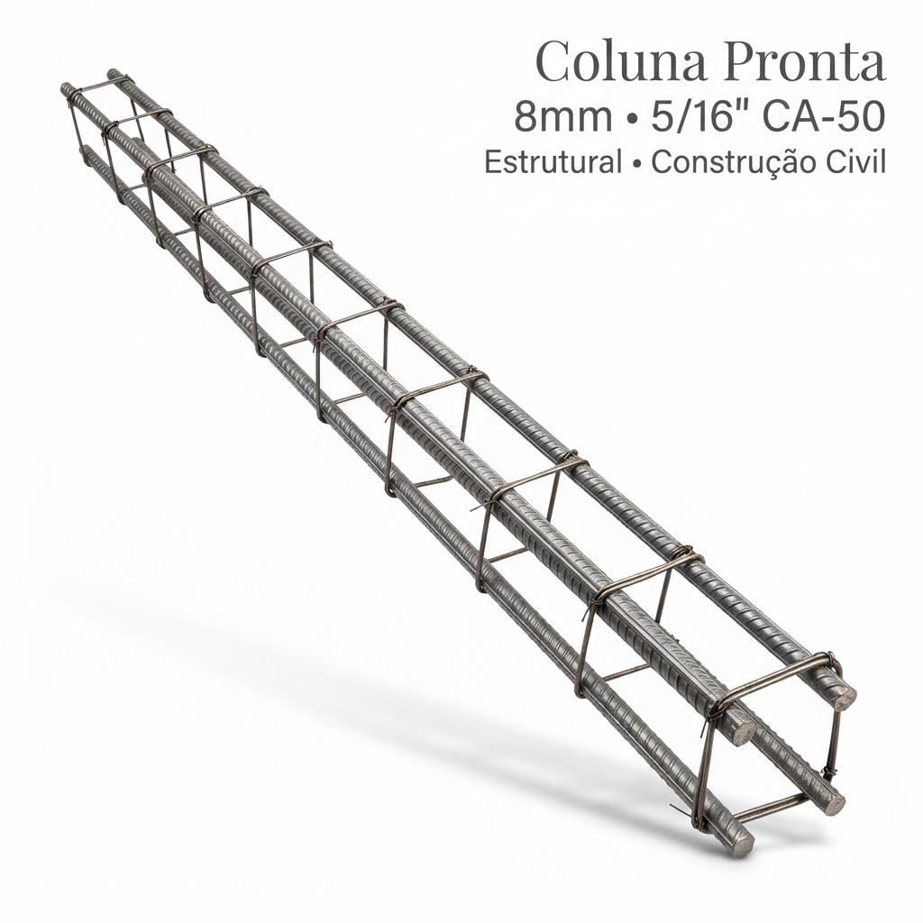 Coluna pronta 8mm 5/16
