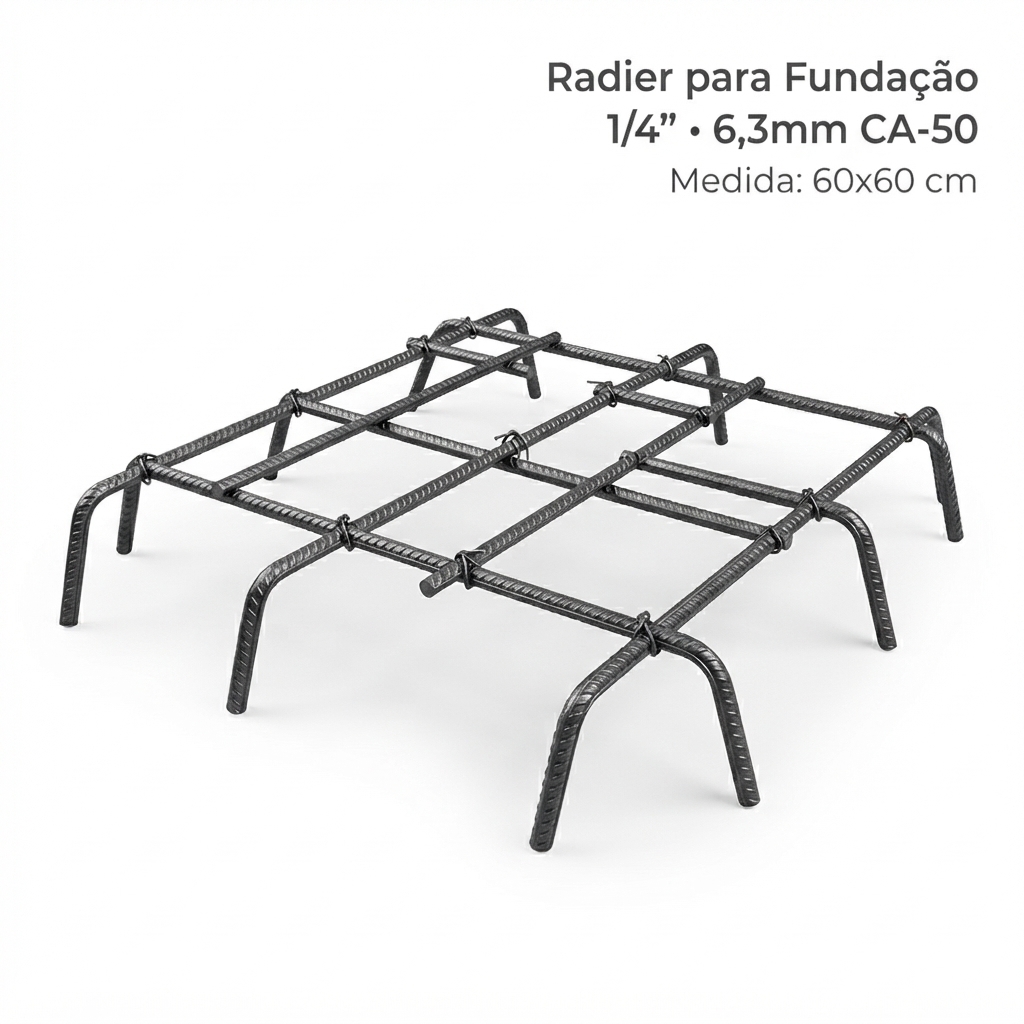 Radier Sapata 60x60 1/4